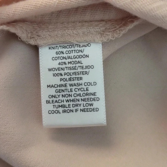 🛍Ann Taylor Loft Pink Short Sleeve Flowy Back‎ Blouse Womens Size XS - Picture 5 of 6